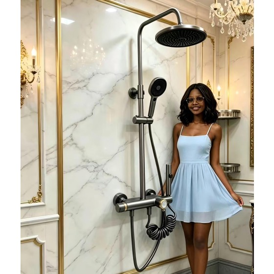 L558R GRAY SHOWER SET CHINA
